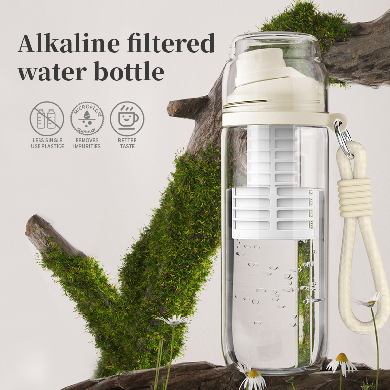 Alkaline filtered water bottle